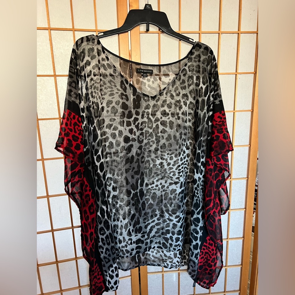 Lane Bryant Sheer Blouse